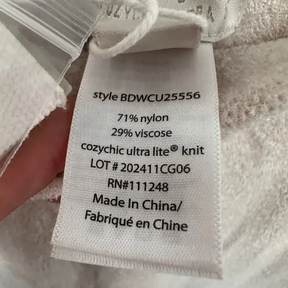 BAREFOOT DREAMS NWT CozyChic Ulra Light Side Stripe Crop Pants // XL - Picture 9 of 11